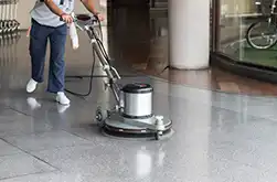 Floor Scrubbing Using Rotary Machines