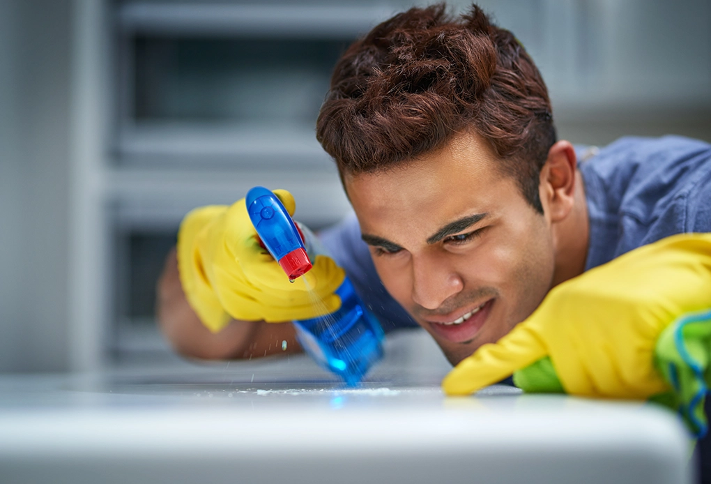 Sparkling Start & Fresh Finish Cleaning!