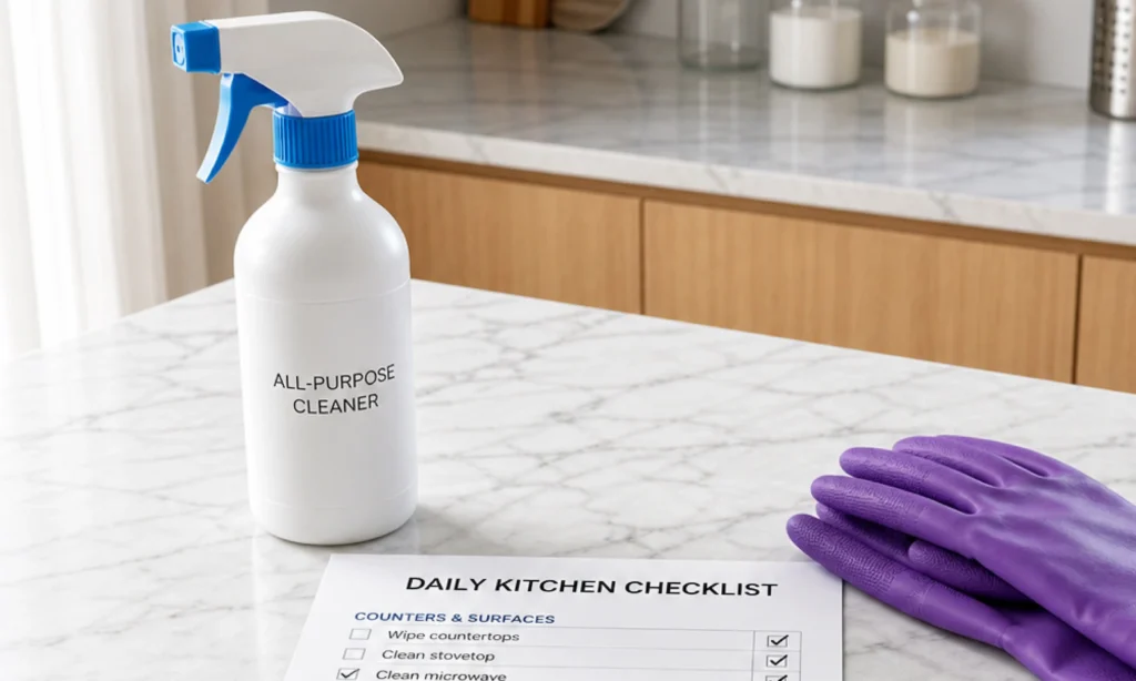 Cleaning Checklists for Different Areas